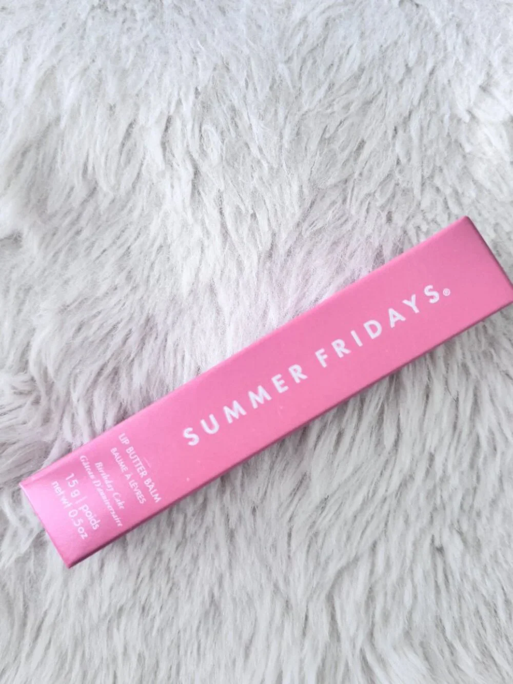 1pc/ Birthday Cake /Summer Fridays Lip Butter Balm Conditioning Lip Mask New box